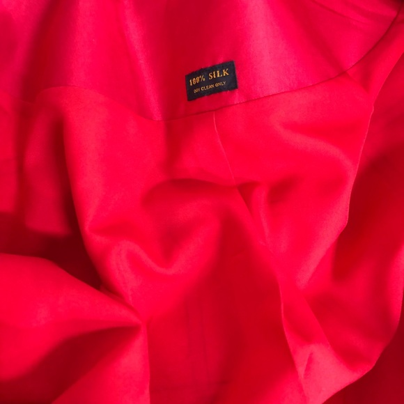 Inspired by Piet Mondrian Silk Duster Coat - Picture 7 of 7